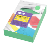 Бумага цветная OfficeSpace "Intensive Color", А4, 80г/м2, 500л., (зеленый) 361618