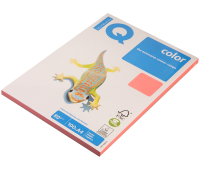 Бумага IQ "Color neon" А4, 80г/м2, 100л. (розовый неон) 088831