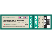 Бумага для плоттера офсетная Lomond, 420мм*175м, 80г/м2, вт. 76мм, 146%, "Стандарт" 179345