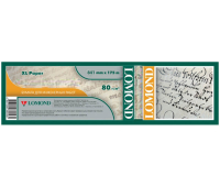 Бумага для плоттера офсетная Lomond, 841мм*175м, 80г/м2, вт. 76мм, "Премиум" 161941