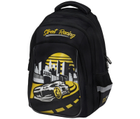Рюкзак Berlingo Comfort "Street racing" 38*27*18см, 3 отделения, 3 кармана, эргономичная спинка 336360