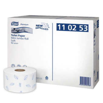 Бумага туалетная TORK Premium 120243/110253, 2-слойная, 170 м, белая с цветным тиснением