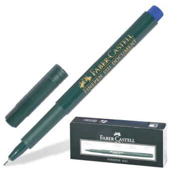 Ручка капиллярная FABER-CASTELL 0,4мм  FC151151 синяя 140994