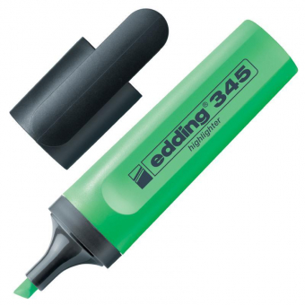 Текстовыделитель Edding Е-345/11  зеленый, скошенный наконечник  2-5 мм, 1183281/35729