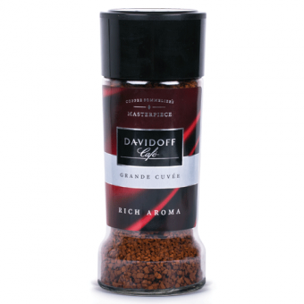 Кофе растворимый DAVIDOFF "Rich Aroma" 100 г, гранулированный, премиум-класса, стеклянная банка (620031)