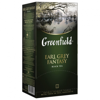 Чай Greenfield  "Earl Grey" черный 25 пакет. 620011/159082