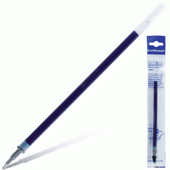Стержень гелевый ERICH KRAUSE "G-Point", 129 мм, игольчатый узел 0,38 мм, линия 0,25 мм, синий, 39009  (170183)