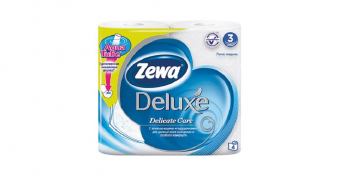 Бумага туалетная ZEWA Deluxe 3-сл.белая 3228 4рул./уп.