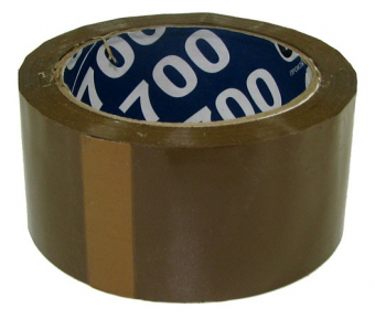 Клейкая лента (скотч) 48мм х 66м упаковочная UNIBOB 600 коричневая, 45 мкм 220685/066720