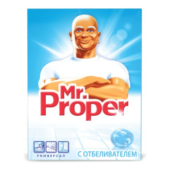 Чистящее средство MR. PROPER (Мистер Пропер) 400г, с отбел. эффектом, универсал, порошок 600327