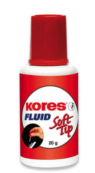 Корректирующая жидкость (штрих) на спиртовой основе 20 мл KORES Fluid Soft Tip 620