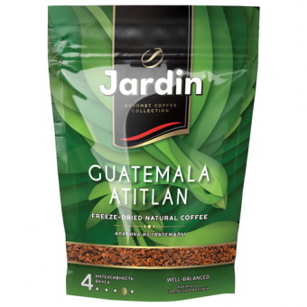 Кофе растворимый JARDIN "Guatemala Atitlan" (Гватемала Атитлан), сублим., 150г, мягкая упа, ш/к10163 620400/260737