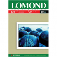 Фотобумга  LOMOND для струйной печати, A4, 170 гр/м2, 50 л. однострон. глянец 0102142/159555