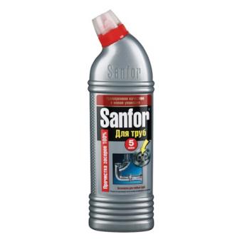 Средство для прочистки канализационных труб SANFOR (Санфор) 1000г, 601954