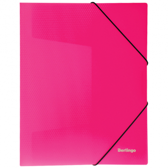 Папка на резинке Berlingo "Neon" А4, 500мкм, неоновая розовая 01813 239881