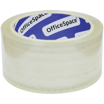 Клейкая лента упаковочная (скотч) OfficeSpace, 48мм*66м, 45мкм  прозр. КЛ_17450 254425
