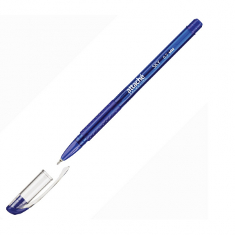 Ручка шариковая Attache Selection Sky неавт., маслян, синяя 391129