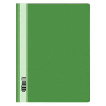 Папка-скоросшиватель пластик. OfficeSpace, А4, 160мкм, зеленая с прозр. верхом 716/ 162562
