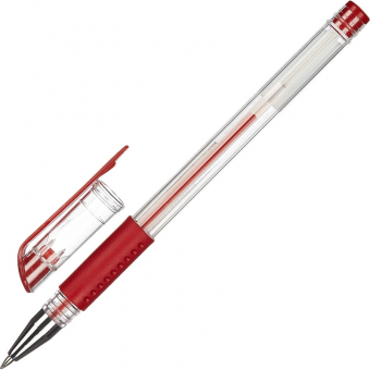Ручка гелевая неавтомат. Attache Economy красный стерж., 0,5 мм,манж 901704