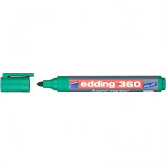 Маркер для досок зеленый, круглый наконечник 1,5-3 мм Edding E-360 31832