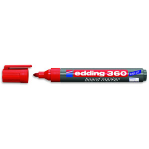Маркер для досок красный, круглый наконечник 1,5-3 мм  Edding E-360 31830