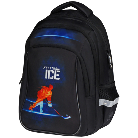 Рюкзак Berlingo Comfort "Hockey" 38*27*18см, 3 отделения, 3 кармана, эргономичная спинка 336359