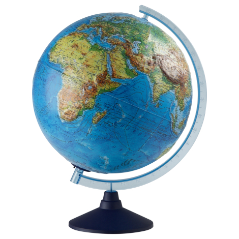 Глобус физико-политический Globen, 32см, интерактивный, с подсветкой от сети + очки виртуальной реальности 388508