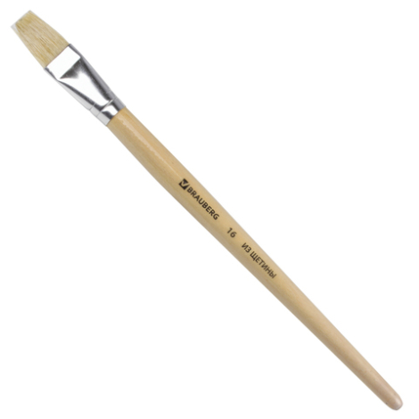 Кисть (щетина №16) плоская 200205/200877