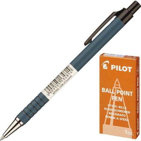 Ручка шариковая автоматическая синяя Pilot BPRK-10M 77558