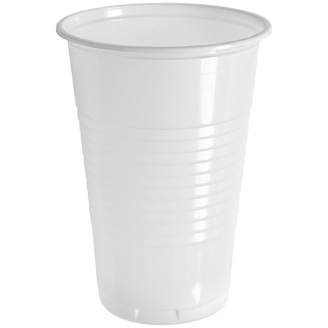 Одноразовые стаканы  Vega 200мл,  (100шт.), ПП, белые, хол/гор, 321673