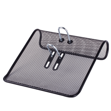 Подставка для календаря большая металлическая, 57х200х200мм, черная, BRAUBERG "Germanium" 231972