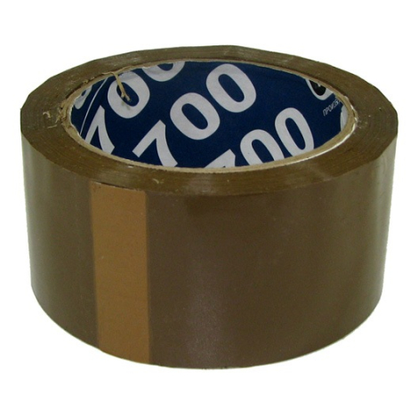 Клейкая лента (скотч) 48мм х 66м упаковочная UNIBOB 600 коричневая, 45 мкм 220685/066720