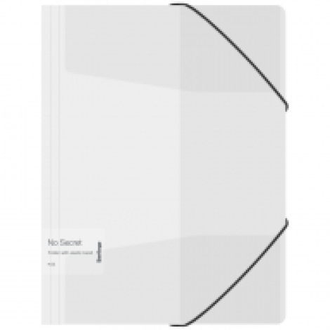 Папка на резинке Berlingo "No Secret" А4, 600мкм, полупрозрачная, FB4_A4991, 338198