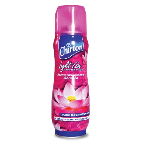 Освежитель воздуха CHIRTON Light Air (Чиртон Лайт Эйр) 300мл,"Нежность лотоса",с эфир.масл.,ш/к45583 601055