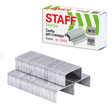 Скобы №10 STAFF, 220428