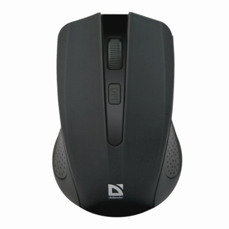 Мышь беспроводная DEFENDER Accura MM-935, 3 кнопки + 1 колесо-кнопка, оптическая, черная, 52935, 512344