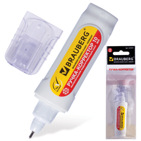 Карандаш корректирующий 10 мл BRAUBERG 222059