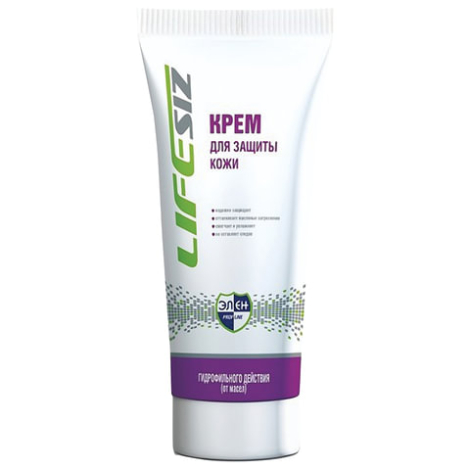 Крем защитный, 100 мл, ЭЛЕН, гидрофильный, от масел, красок, смазок, извести, цемента, 605185