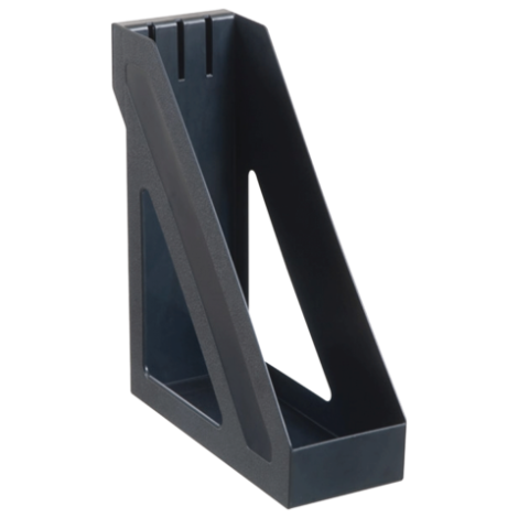 Лоток для бумага вертикальный  СТАММ Базис, 100мм черный ЛТВ-30853 351504