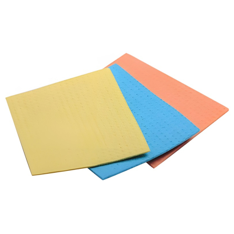 Салфетки целлюлозные ЛАЙМА, КОМПЛЕКТ 3 шт., для влажной уборки, 15*18см, 601558