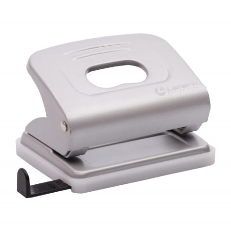 Дырокол на 20 листов металлический Lamark Metallic серый PN0149-GR
