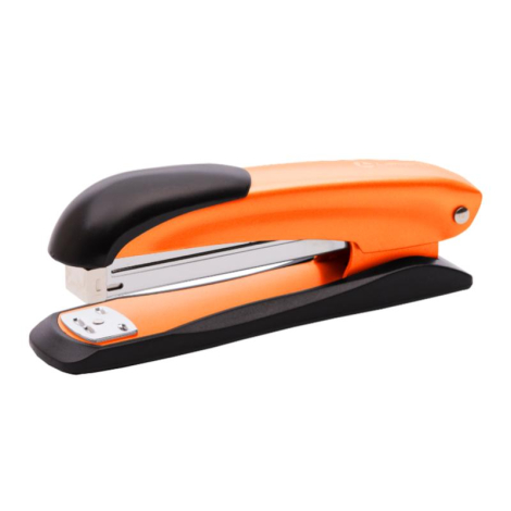 Степлер №24/6, 26/6, до 30 листов, металлический корпус оранжевый Lamark Ulrich, ST633-OR