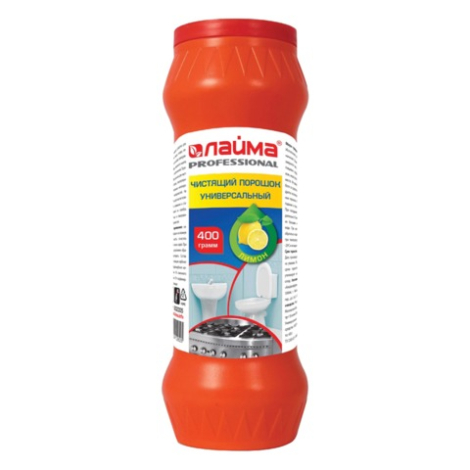 Чистящее средство 400 г, ЛАЙМА PROFESSIONAL "Лимон", порошок, 602305