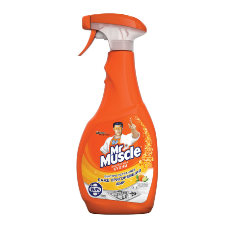 Средство для кухни Mr Muscle (Мистер Мускул) 500 мл,  "Энергия цитруса", распылитель, ш/к 00856