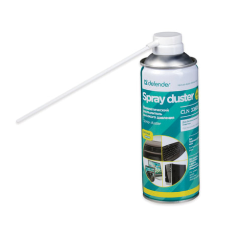 Чистящий баллон со сжатым воздухом DEFENDER CLN30805, 400мл