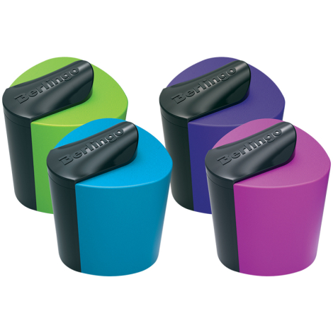 Точилка пластиковая Berlingo "Color Zone", 1 отверстие, контейнер, ассорти BBp_15012 247386