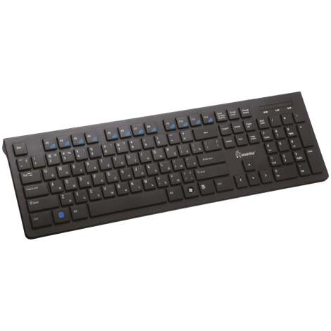 Клавиатура Smartbuy Slim 206, USB мультимедийная, черный SBK-206US-K