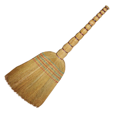 Веник сорго 6-ти прошивной, "Премиум", 400-440 г, ширина метелки 30-35 см, длина 79 см, 604230