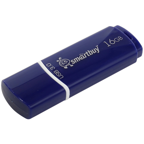 Флешка 16GB Smart Buy "Crown", SB16GBCRW-Bl , USB 3.0 Flash Drive, синий