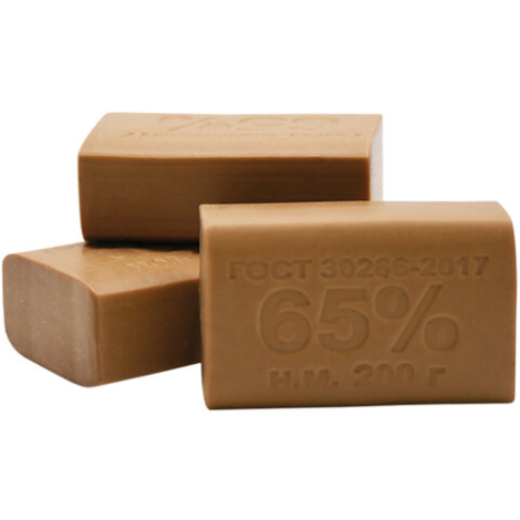 Мыло хозяйственное 65% ММЗ, без обертки, 200г 153474/607638